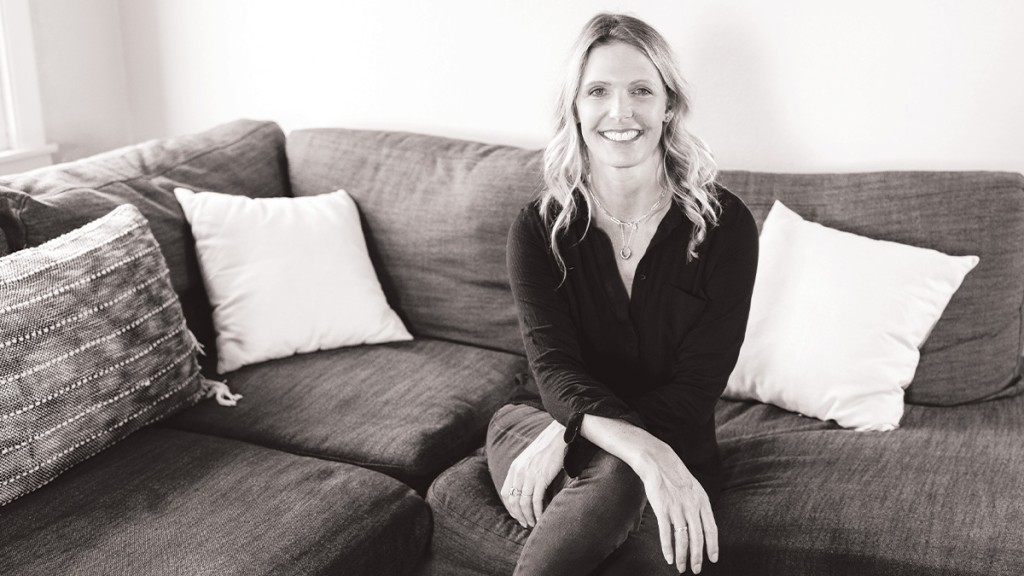 business owner sitting on a couch